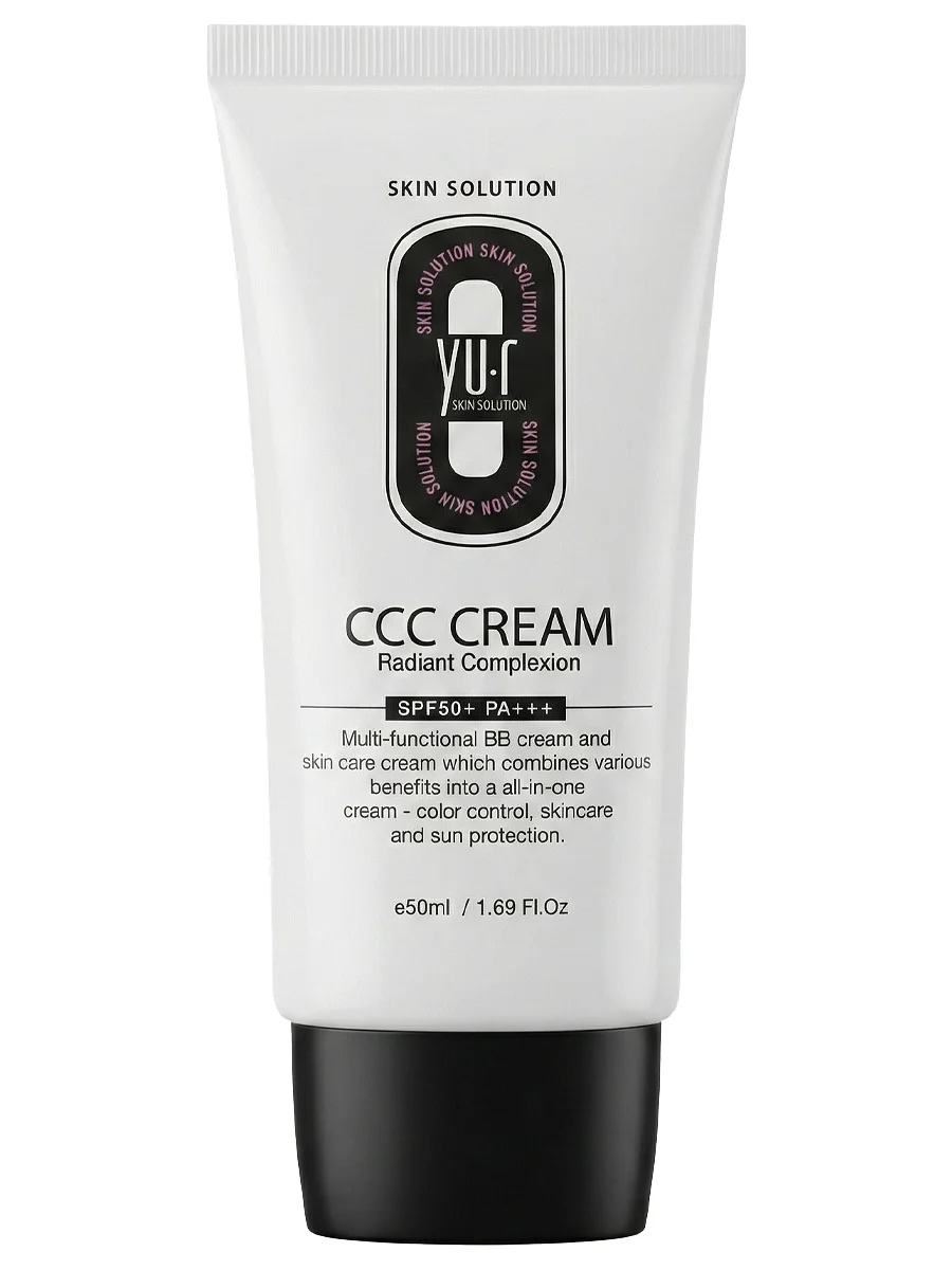 Yur Skin Solution Корректирующий CCC крем – тон светлый SPF50+ PA+++ CCC Cream 50 мл