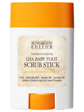 Sungboon Editor Отшелушивающий скраб-стик для ног с LHA-кислотой и маслом ши LHA Baby Foot Scrub Stick 20 гр