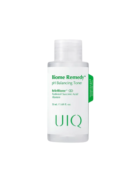 UIQ Успокаивающий тонер c янтарной кислотой и постбиотиками Biome Remedy pH Balancing Toner 50 мл