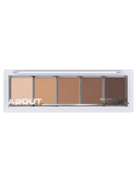 About Tone Палетка матовых теней для век – капучино Return To Basic Shadow Palette – 05 Cappuccino 9 гр