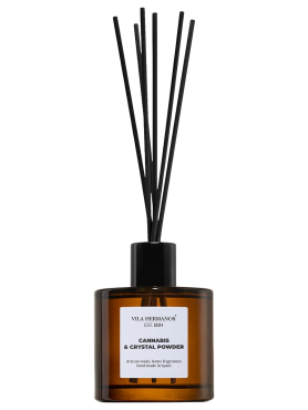 Vila Hermanos Ароматический диффузор «Каннабис и белый мускус» Apothecary Cannabis & Crystal Powder Diffuser 100 мл
