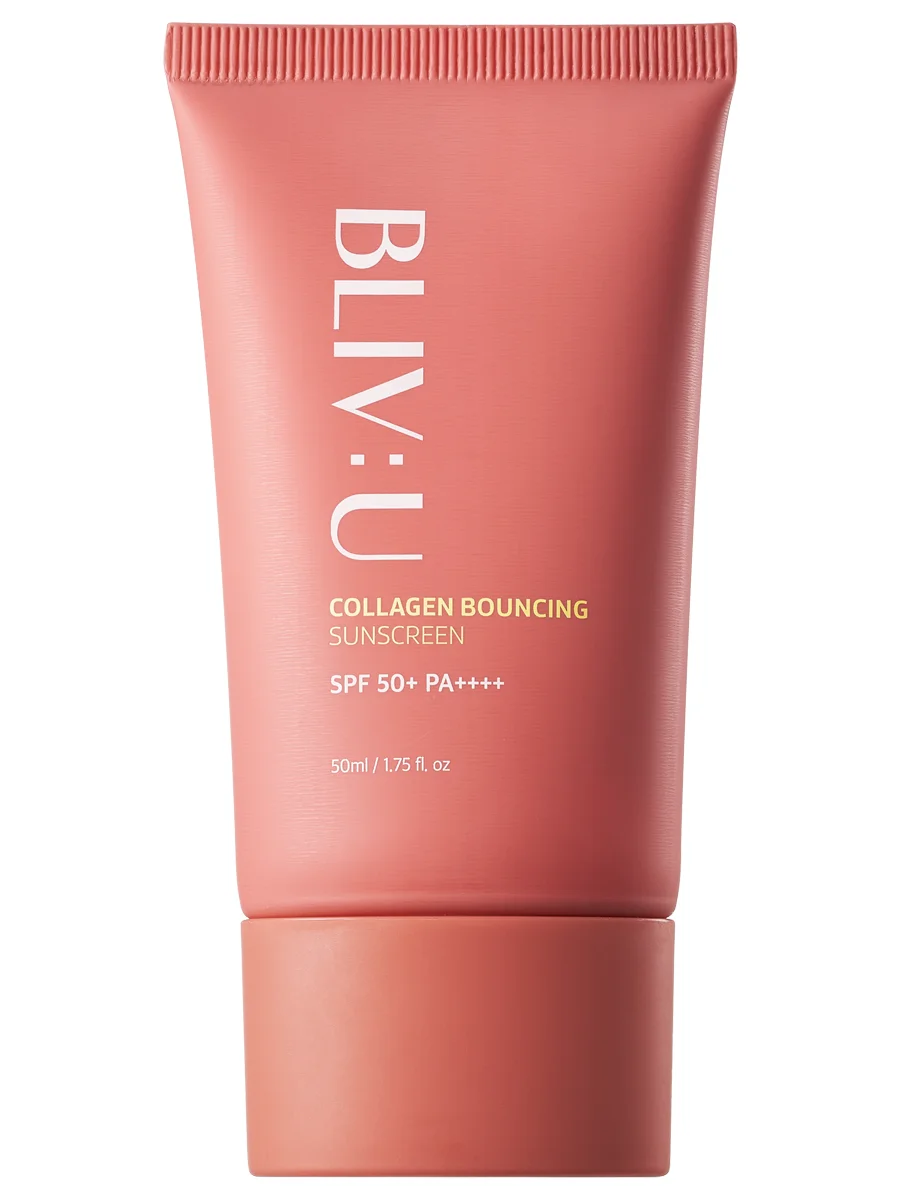 BLIV:U Коллагеновый солнцезащитный крем с пептидами SPF 50+ PA++++ Collagen Bouncing Sunscreen 50 мл