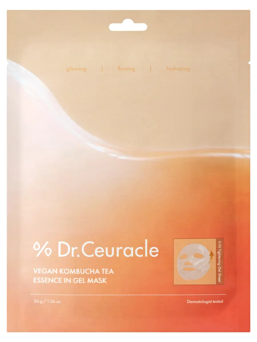 Dr. Ceuracle Гидрогелевая маска-эссенция с комбучей Vegan Kombucha Tea Essence In Gel Mask 36 гр