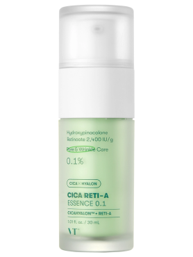 VT Cosmetics Лёгкая бустер-эссенция с ретинолом и центеллой Cica Reti-A Essence 0.1 30 мл