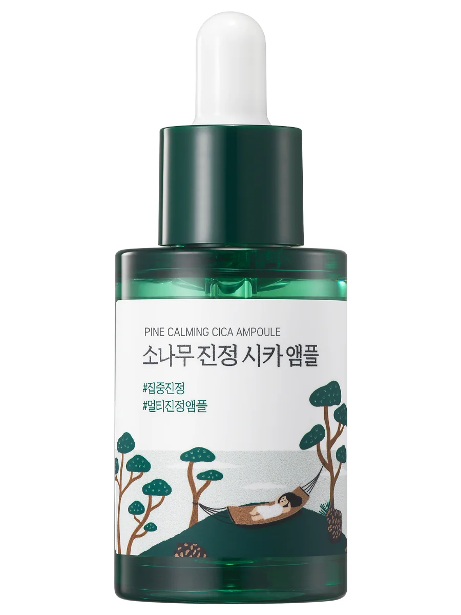 Round Lab Успокаивающая ампула с экстрактом сосны и центеллы Pine Calming Cica Ampoule 30 мл