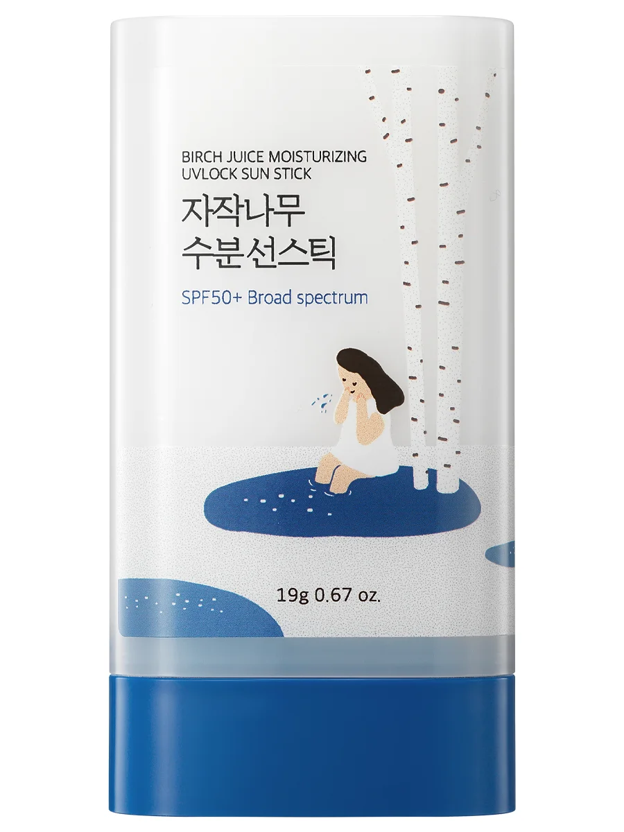 Round Lab Солнцезащитный стик c берёзовым соком и гиалуроновой кислотой SPF50 Birch Juice Moisturizing Sun Stick 19 гр