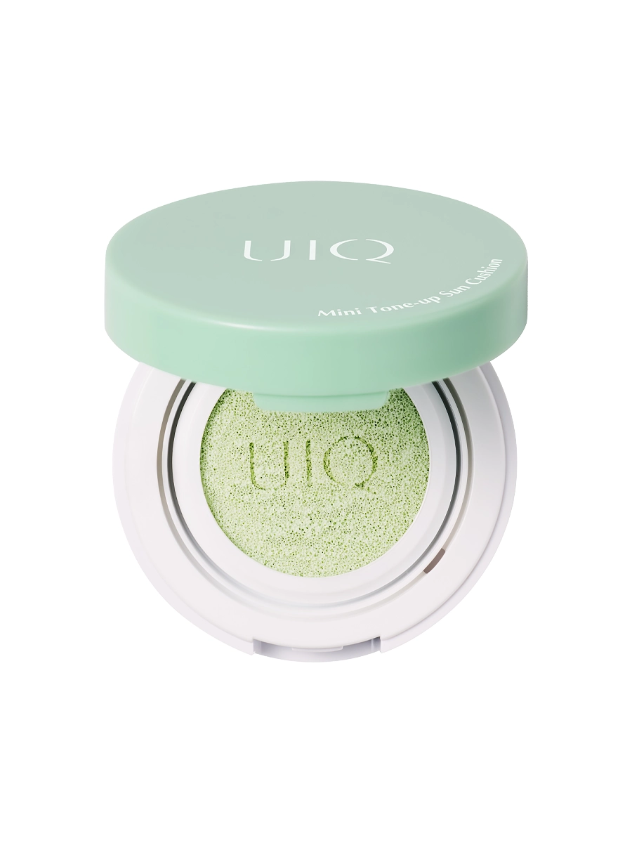 UIQ Тонирующий солнцезащитный кушон с центеллой SPF50 Biome Remedy Mini Tone-Up Sun Cushion 6 гр