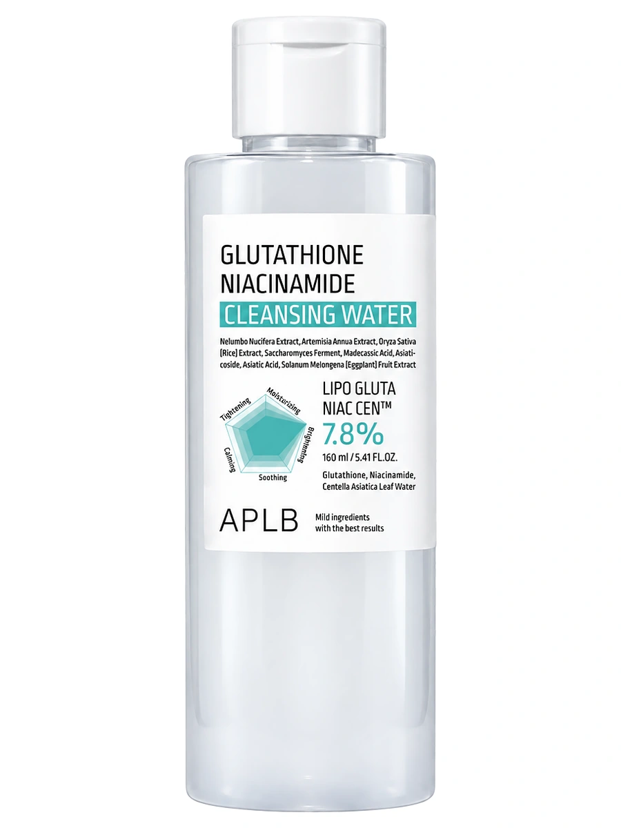 APLB Мицеллярная вода с глутатионом и ниацинамидом Glutathione Niacinamide Cleansing Water 160 мл