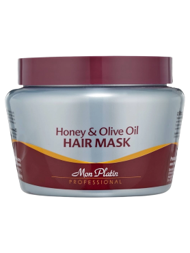 Mon Platin Professional Маска для волос на основе оливкового масла и меда Honey & Olive Oil Hair Mask 500 мл