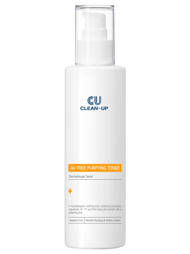 CU Skin Тонер для сужения пор и контроля жирного блеска Clean-Up AV Free Purifying Toner 200 мл