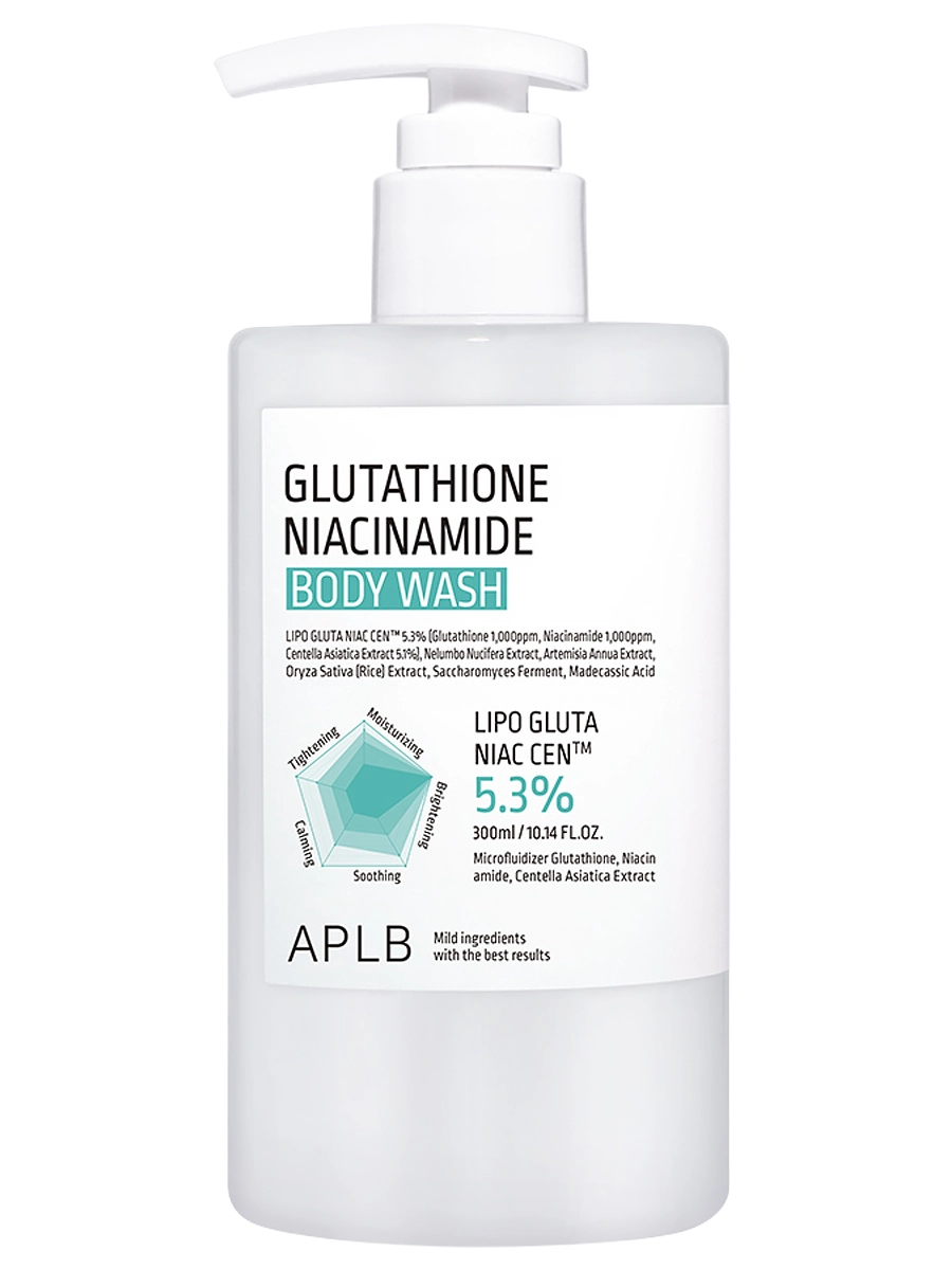 APLB Гель для душа с глутатионом и ниацинамидом Glutathione Niacinamide Body Wash 300 мл