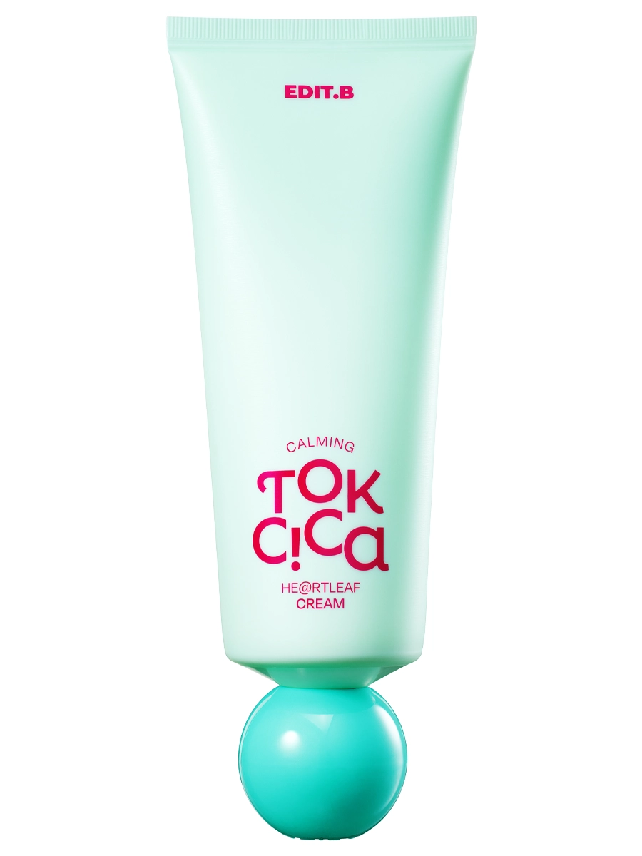 Edit.B Успокаивающий крем c центеллой и пробиотиками Calming Tok Cica Heartleaf Cream 100 мл