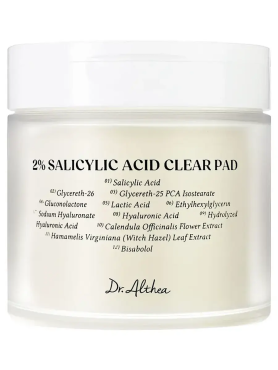 Dr. Althea Тонер-пэды с салициловой кислотой 2% для проблемной кожи 2% Salicylic Acid Clear Pad 65 шт
