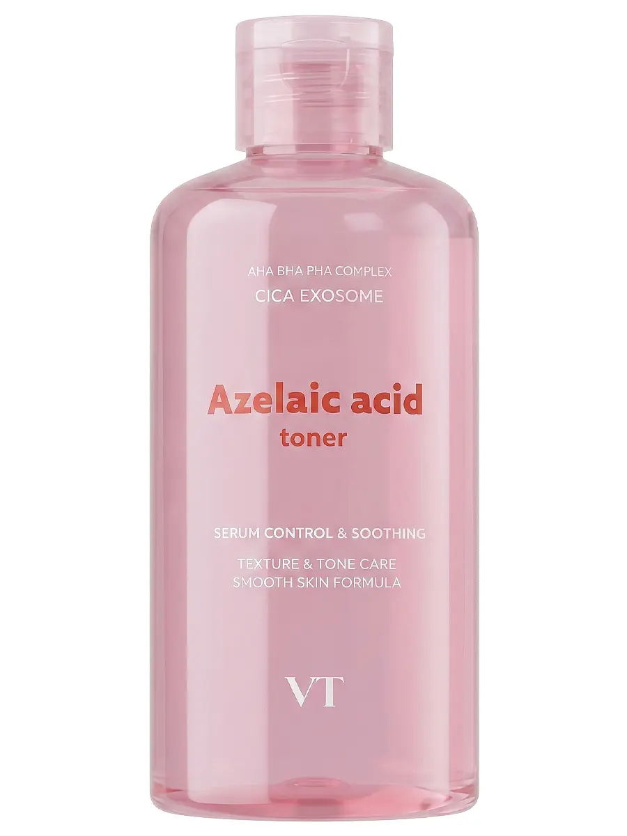 VT Cosmetics Противовоспалительный тонер с азелаиновой кислотой и экзосомами центеллы Azelaic Acid Toner 250 мл