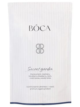 BOCA Магниевая соль для ванны «Секретный сад» Secret Garden Scented Bath Salt 1 кг