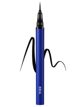 BBIA Водостойкая подводка для глаз – черный Never Die Brush Eyeliner – 01 Matte Black 0.4 гр