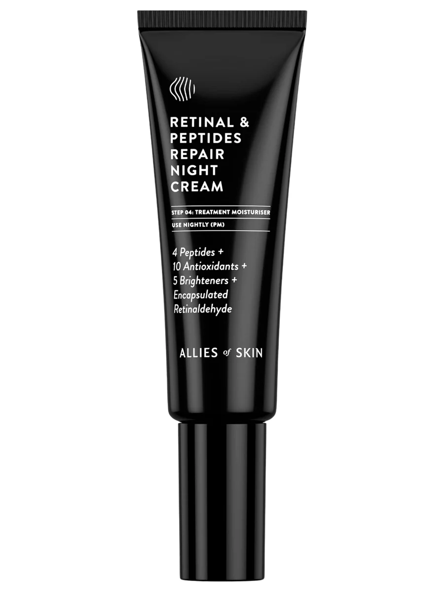Allies of Skin Ночной восстанавливающий пептидный крем с ретиноидом Retinal & Peptides Repair Night Cream 50 мл