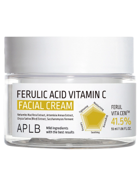 APLB Укрепляющий крем с феруловой кислотой и витамином С для сияния кожи Ferulic Acid Vitamin C Facial Cream 55 мл