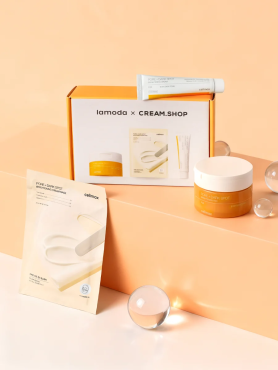 Celimax Набор для ухода за кожей для осветления пигментации и свечения кожи Cream.Shop x Lamoda 40 шт, 35 мл, 20 г
