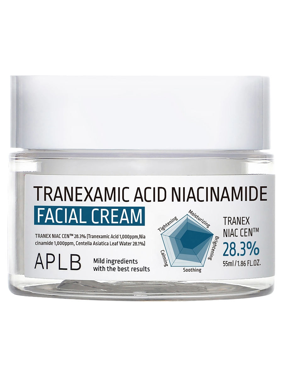 APLB Осветляющий крем с транексамовой кислотой и ниацинамидом Tranexamic Acid Niacinamide Facial Cream 55 мл