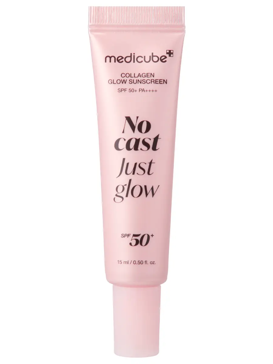 Medicube Сияющий солнцезащитный крем с коллагеном SPF50+ PA++++ No Cast Just Glow Collagen Glow Sunscreen 50 мл
