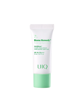 UIQ Тонирующий солнцезащитный крем с центеллой SPF50 Biome Remedy Tone-Up Sun Cream 20 мл