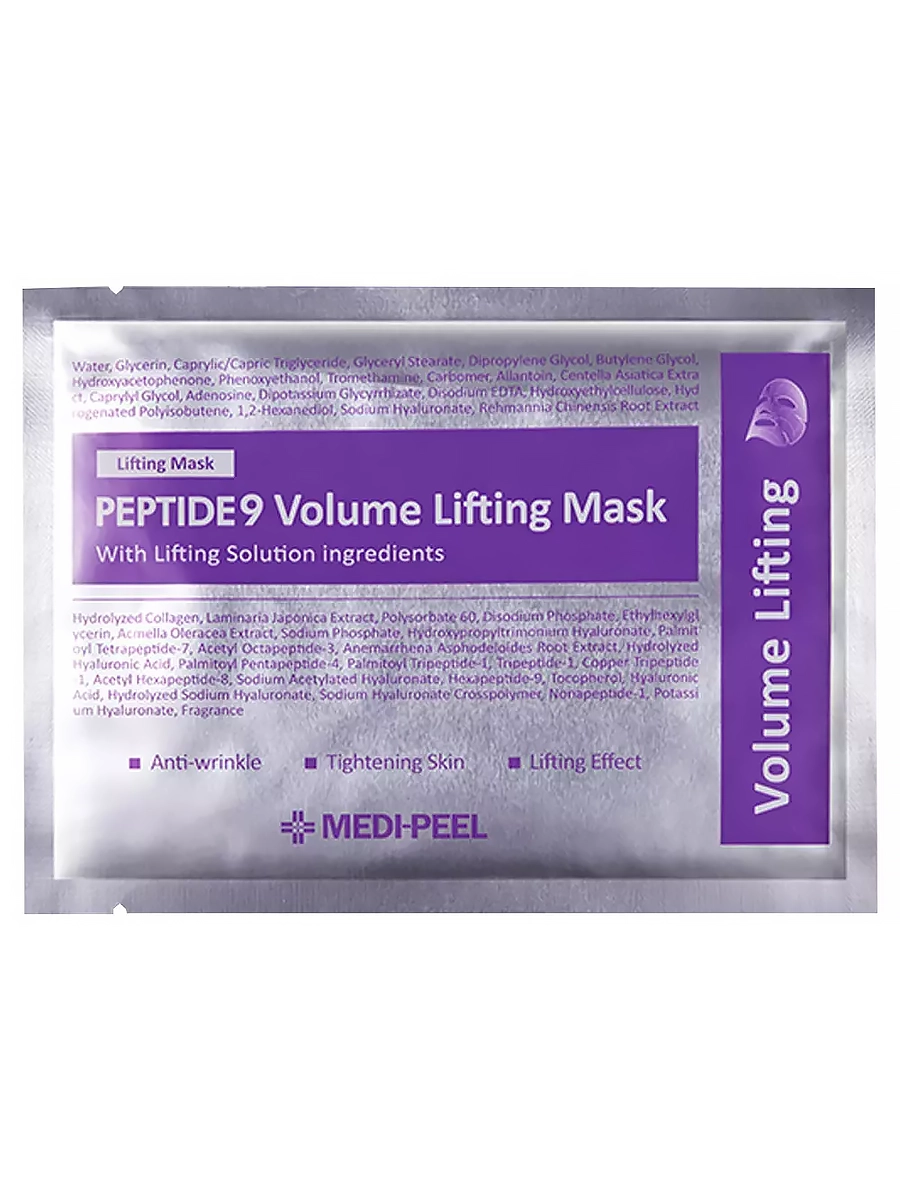 Medi-Peel Тканевая лифтинг-маска для восстановления упругости кожи Peptide 9 Volume Lifting Mask 25 мл