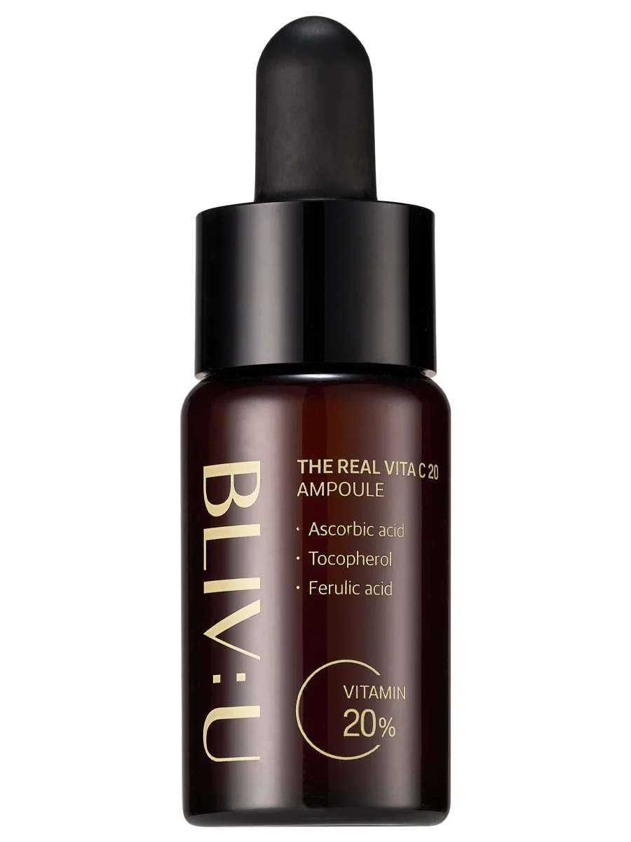 BLIV:U Осветляющая ампула с 20% витамина С The Real Vita C 20 Ampoule 12 мл