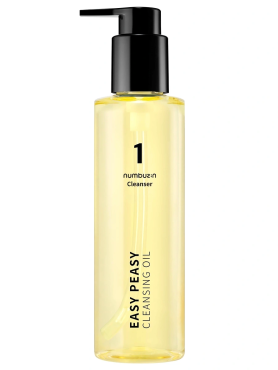 Numbuzin Лёгкое гидрофильное масло от чёрных точек No.1 Easy Peasy Cleansing Oil 200 мл