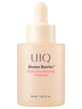 UIQ Отшелушивающая сыворотка с PHA-кислотой для гладкости и сияния Biome Barrier PHA Glow Refining Ampoule 30 мл