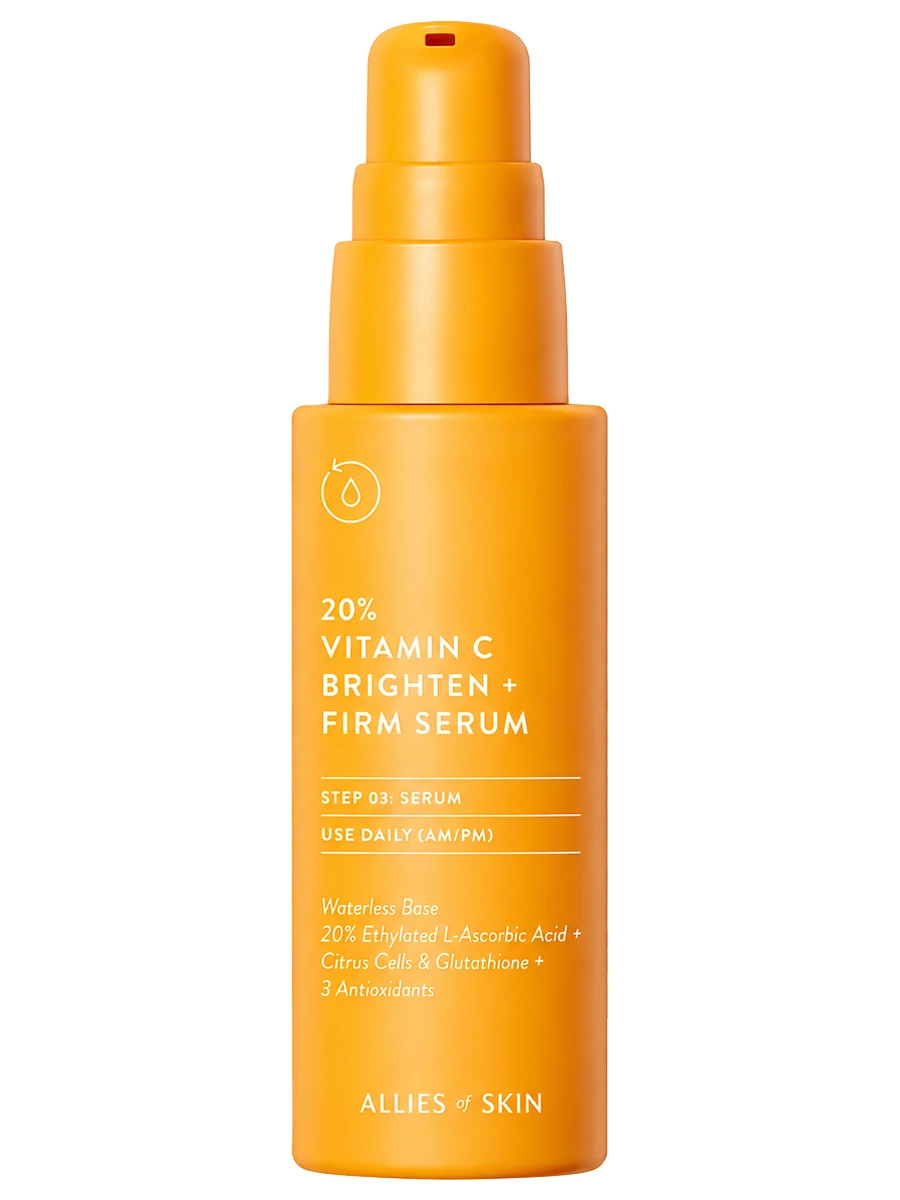 Allies of Skin Cыворотка для сияния и упругости 20% Vitamin C Brighten + Firm Serum 30 мл
