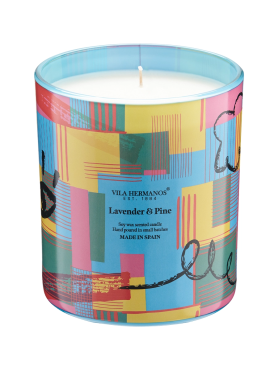 Vila Hermanos Ароматическая свеча «Лаванда, кориандр, сосна» 70's Lavander & Pine Candle 200 гр