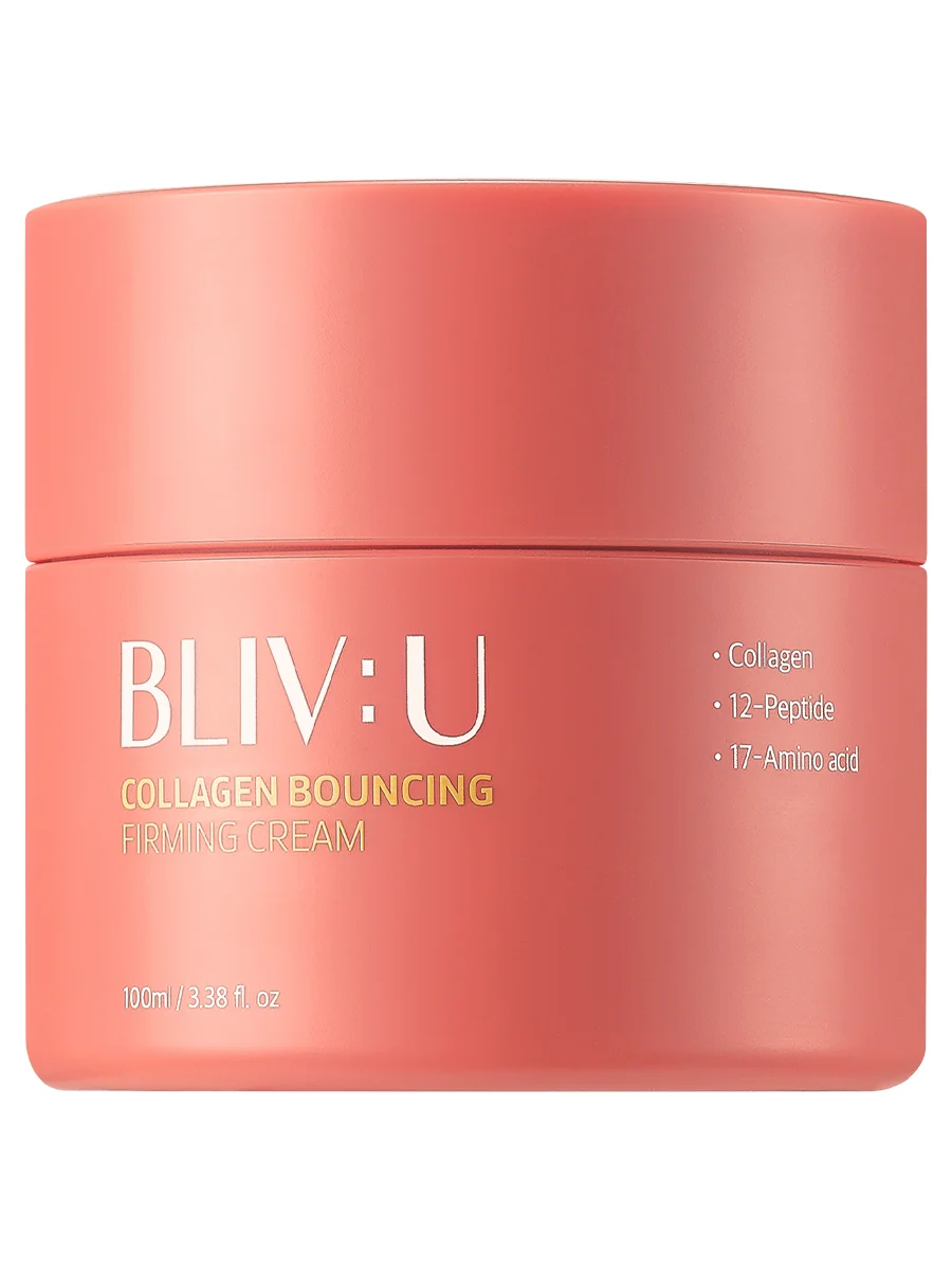 BLIV:U Коллагеновый крем для тургора кожи с пептидами Collagen Bouncing Firming Cream 80 мл