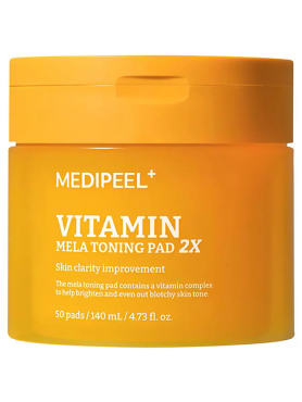 Medi-Peel Витаминные тонер-пэды для ровного тона и сияния кожи Vitamin Mela Toning Pad 2Х 50 шт