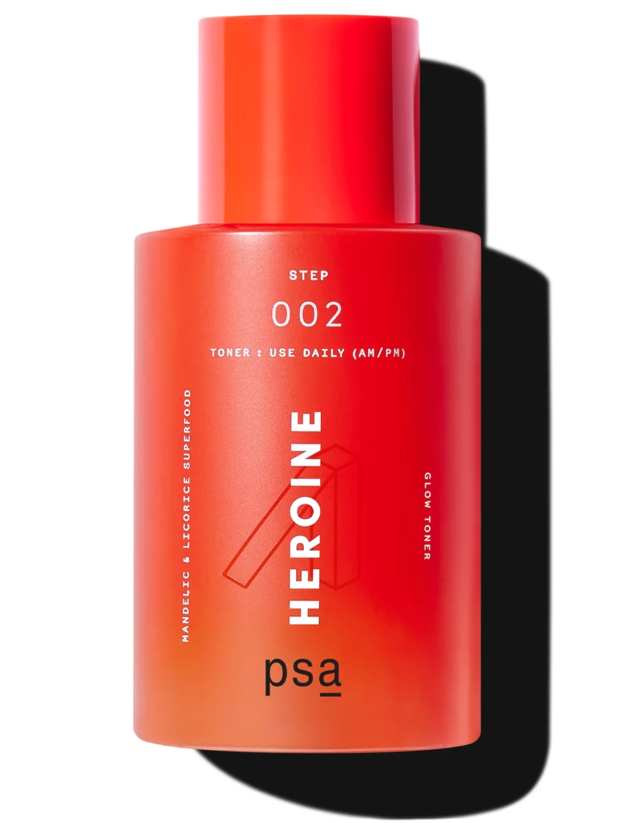 PSA Тоник для сияния кожи с миндальной кислотой и лакрицей HEROINE Mandelic & Licorice Superfood Glow Toner 100 мл