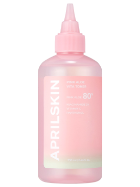 APRILSKIN Успокаивающий тонер с розовым алоэ и ниацинамидом Pink Aloe Vita Toner 250 мл