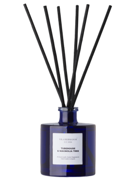 Vila Hermanos Ароматический диффузор «Тубероза и магнолия» Apothecary Cobalt Blue Tuberose & Magnolia Tree Diffuser 100 мл