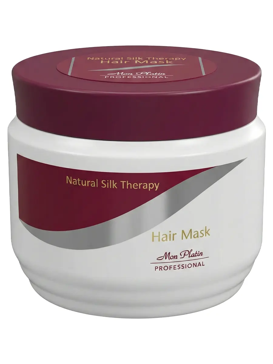 Mon Platin Professional Маска для волос «Натуральный шелк» Black Caviar & Natural Silk Hair Mask 250 мл