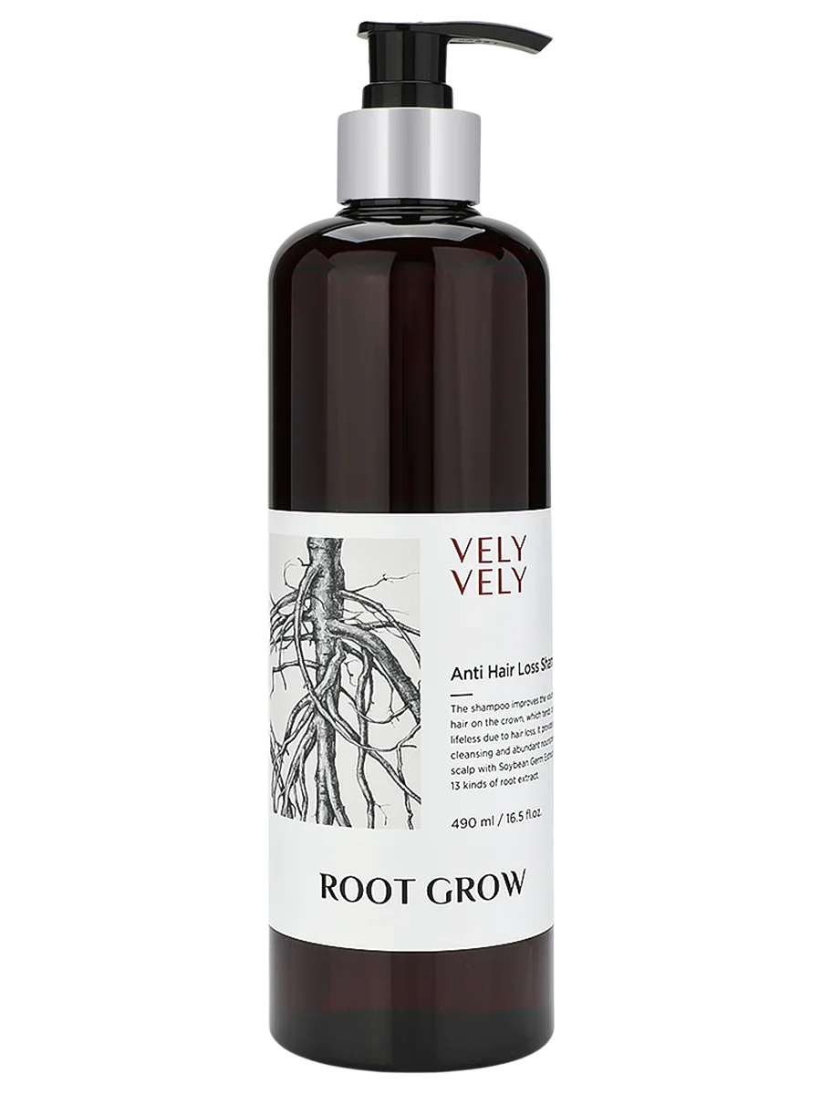 Vely Vely Шампунь против выпадения волос Root Grow Anti Hair Loss Shampoo 490 мл