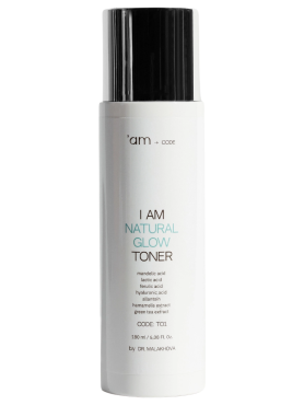AM CODE Отшелушивающий тонер для сияния кожи I am Natural Glow Toner 180 мл