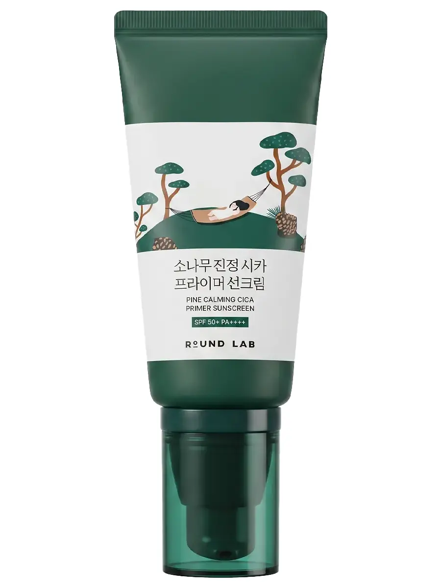 Round Lab Солнцезащитный крем-праймер для проблемной кожи SPF 50+ PA++++ Pine Calming Cica Primer Sunscreen 40 мл