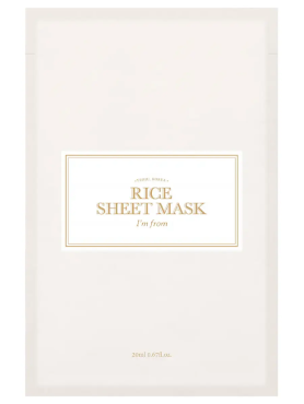 I'm from Питательная тканевая маска с экстрактом риса гоами Rice Sheet Mask 20 мл
