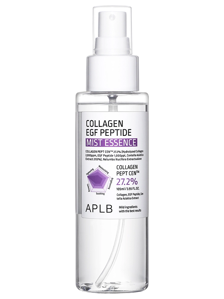 APLB Мист-эссенция с коллагеном и пептидами для упругости кожи Collagen EGF Peptide Mist Essence 105 мл