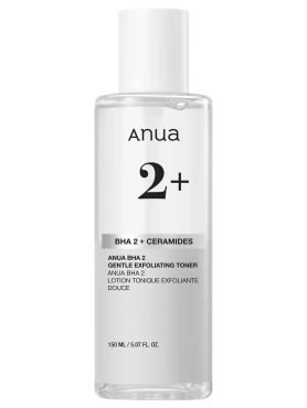 Anua Мягкий отшелушивающий тонер с 2% салициловой кислоты BHA 2% Gentle Exfoliating Toner 150 мл