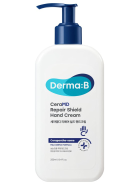 Derma:B Увлажняющий крем для рук с 5% масла ши и керамидами CeraMD Repair Shield Hand Cream 250 мл