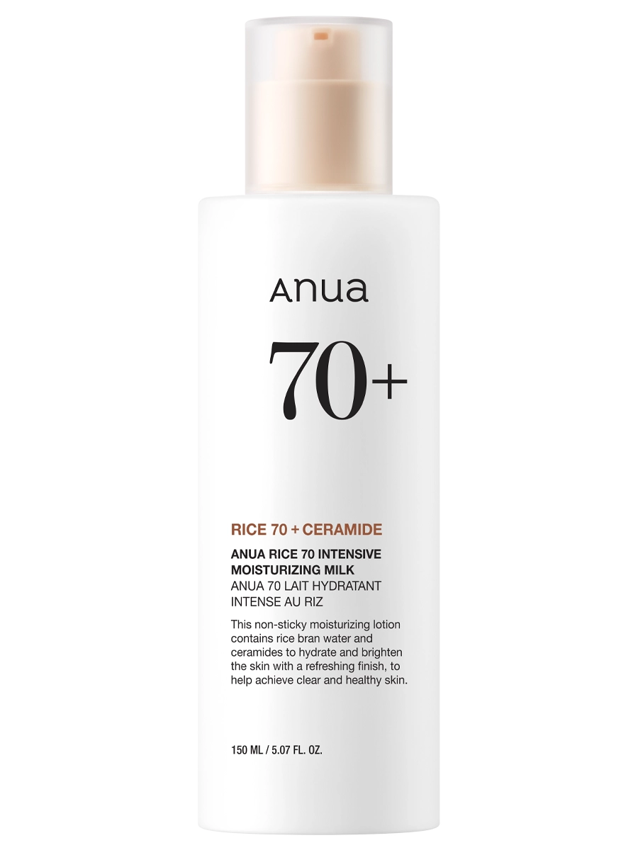 Anua Молочко с экстрактом риса и керамидами для сияния кожи Rice 70 Intensive Moisturizing Milk 150 мл