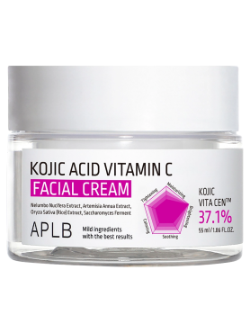APLB Осветляющий крем с койевой кислотой и витамином С Kojic Acid Vitamin C Facial Cream 55 мл