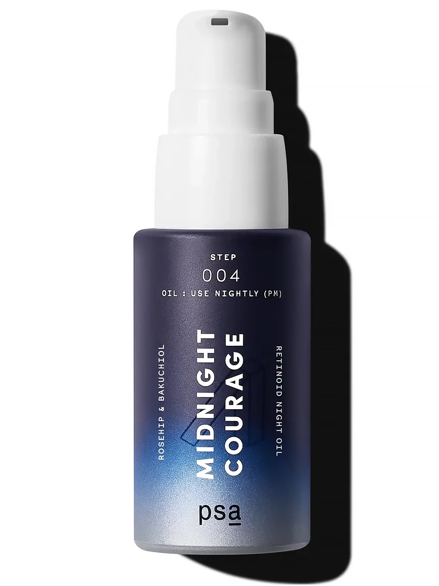 PSA Ретиноловое ночное масло с шиповником и бакучиолом Midnight Courage Rosehip & Bakuchiol Night Oil 15 мл