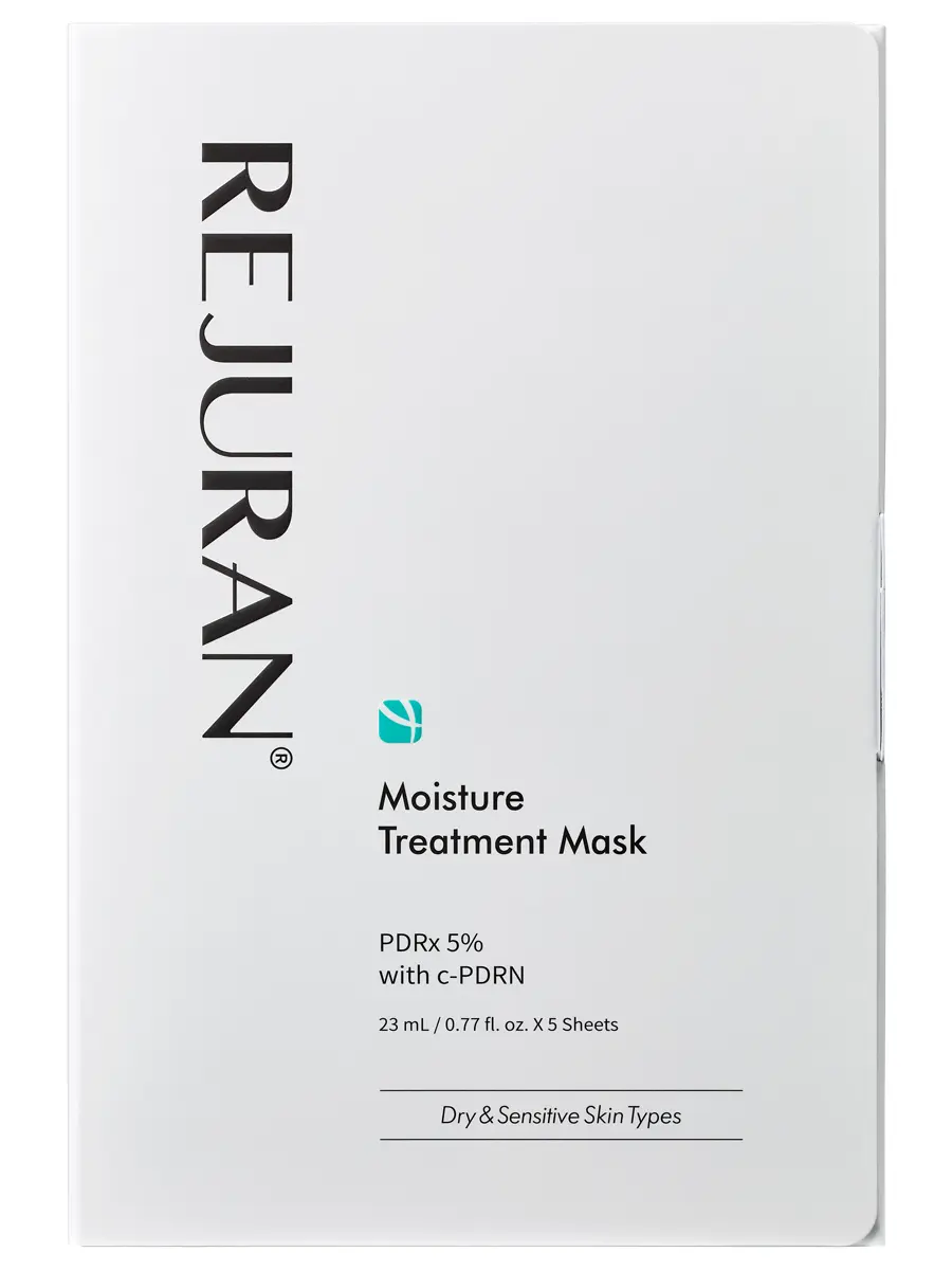 REJURAN Увлажняющая тканевая маска с ПДРН для сухой и чувствительной кожи Moisture Treatment Mask 23 мл х 5 шт