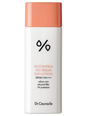 Dr. Ceuracle Солнцезащитный лосьон для жирной и проблемной кожи SPF50 5α Control No-Sebum Sun Lotion 50 мл